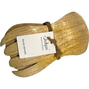 NWT Wood Salad Serving Forks 💛